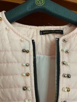 Ružová prechodná bunda - 3