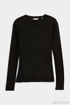 Predam GANT XS nove cierne tricko s dlhym rukavom - 3