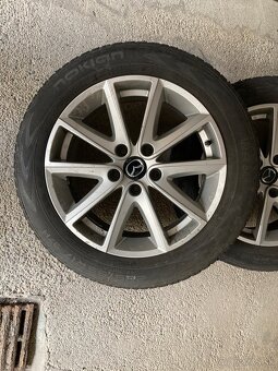 Originál Mazda disky + zimné pneumatiky R17 - 3