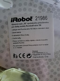 IRobot,výmena sada XS,4 filtre a bocna kefa - 3