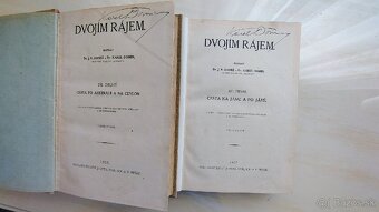 Daneš-Domin Dvojím rájem 1+2 AUTOGRAM autora - 3