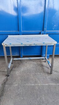 Nerezový pracovný stôl so spodnou policou, gastro nábytok - 3