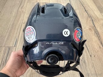 Hokejová prilba Warrior Alpha One Combo Žiak (youth) navy - 3