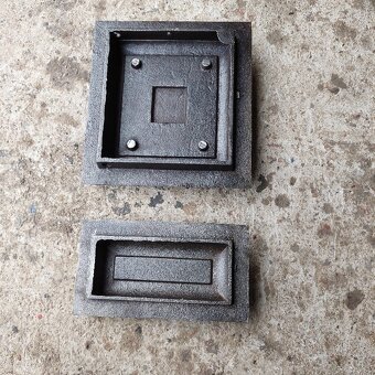 Liatinové dvierka na pec sada 7 - 3