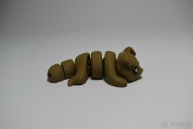 mini ohybný pes - 3D tlač - "Handmade" - 3