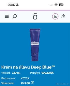 dōTERRA Deep Blue krém na úľavu 120ml - 3