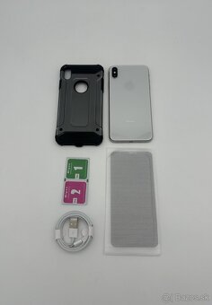 iPhone XS Max 64GB Silver (100% Batéria) + DARČEK - 3