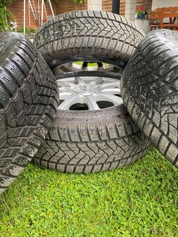 Zimné pneumatiky DUNLOP 215/60 R16 na hliníkových dis - 3