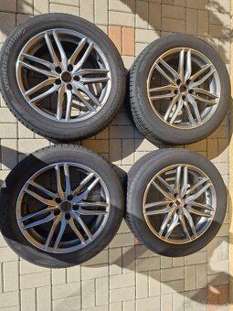 Predám disky+ pneu na NISSAN 235 55 r19, 5x114,3 - 3