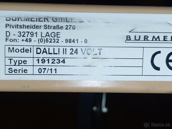 elektrická polohovateľná posteľ Burmeier DALLI II 24V - 3