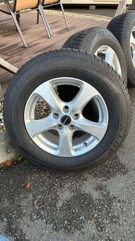 Alu disky Borbet R16 + zimné Dunlop KIA Sportage - 3