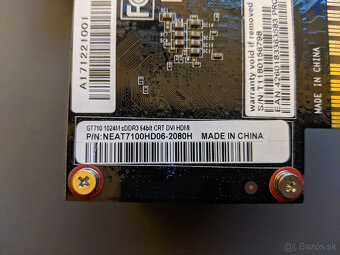 Grafika NVIDIA GeForce GT 710, 1Gb GDDR3 - 3