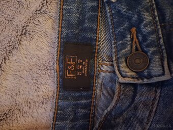 Riflove šortky s vysokým pásom - 3