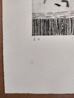 Ivan Ouhel, Lept, autorský tisk, signovaný. - 3