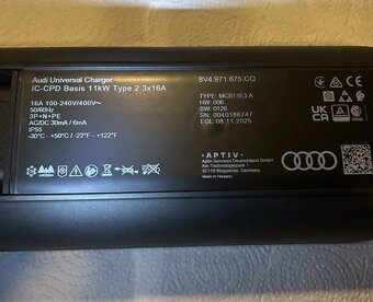 Nabíjačka prenosná elelektromobil Audi e-tron - 3