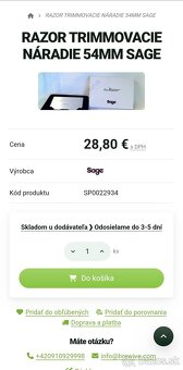 Sage urovnavac kavy 54mm - 3