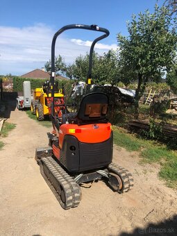 KUBOTA U10 bagr bez přesahu zádě - 3