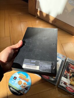Sony Playstation 2 Slim + Dualshock + 3 hry - 3