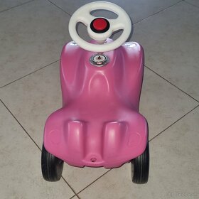 Odrážadlo auto New Bobby Car BIG s klaksónom ružové - 3