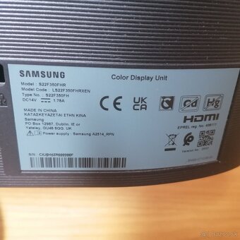 LED monitor Samsung S22F350FHR - 3