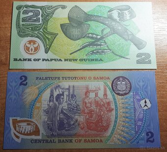 Predám UNC bankovky Syria, Zambia, Samoa a Papua new guinea - 3