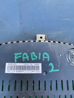 skoda fabia budiky tachometer fabia 2 - 3