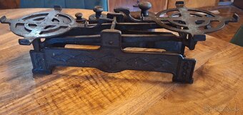 Starožitná váha plus 4 zavažia - 3