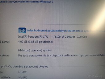predám notebook HP ELITEBOOK 8540W , WINDOWS 7 - 3