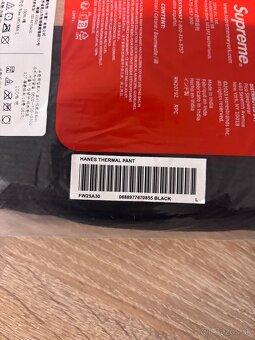 Supreme Black Thermo Pants - 3