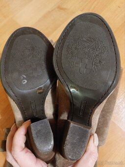 Kožené semišove čižmy - 3