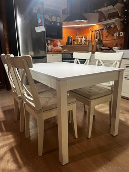 Ikea stôl + 4 stoličky - 3