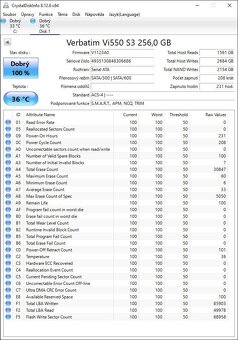 Verbatim Vi550 S3 - 240 GB SSD / 231 hod. 100 % - 3