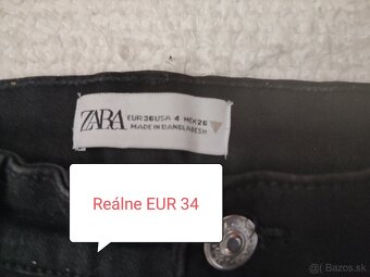 ZARA džínsy dámske 34 - 3