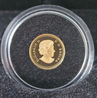 Kanadská 24 karatova zlatá Minca - 3