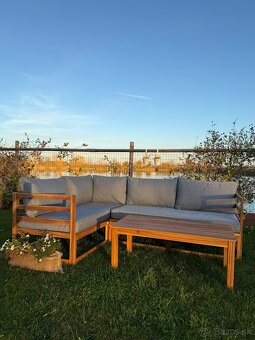 Variabilná drevená sedačka Evissa - 3