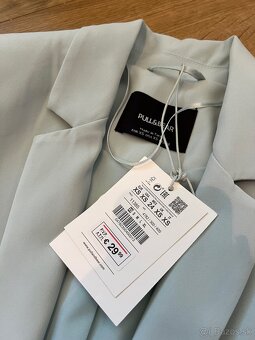 Tyrkysové sako s visačkou - 3