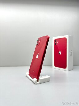 iPhone 11 RED 128GB TOP STAV NOVÁ BATÉRIA 100% - 3
