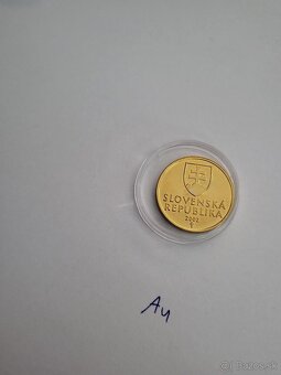 RARITNÉ MINCE ZLATÁ 1 SK 2002 + STRIEBORNÁ 2 SK 2002 - 3