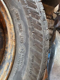 Zimné pneumatiky + plechové disky 195/65 r15 - 3