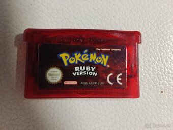 🕹️ Nintendo Game Boy Advance + Pokémon Ruby (originál, funk - 3