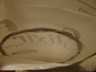 Predám NOVÉ STRUNY ELIXÍR, Nano Web,Light Medium - 3