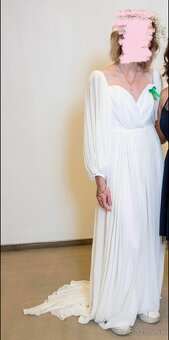 svadobné šaty s vlečkou - 3