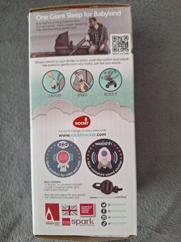 Prenosná hojdačka na kočík Rockit-dobíjacia - 3