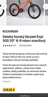 Detsky bicykel Rockrider - 3