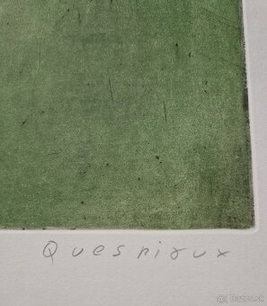 BERNARD QUESNIAUX - Amamcs (Lept,podpis) / Abstraktny figur. - 3