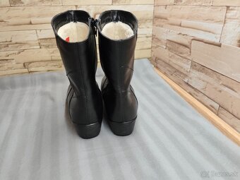 Rieker 38 - dámske kožené zateplené čižmy - 3