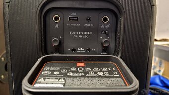 JBL PatyBox Club 120, ako nový, ešte 1,5r záruka - 3