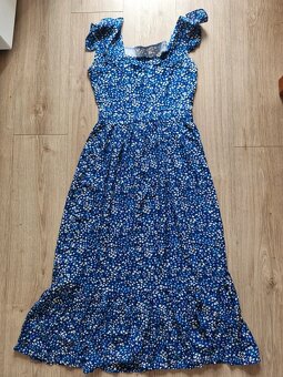 Modré dámske šaty - 3