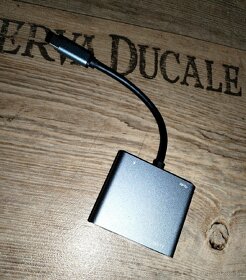PremiumCord MST adaptér USB-C HDMI, USB3.0, - 3
