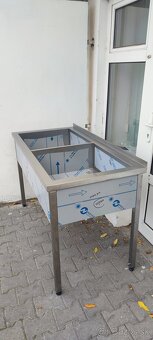 Gastro drez nerezový kuchynský jednodrez, dvojdrez, umývadlo - 3